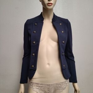 Navy Military Style Blazer